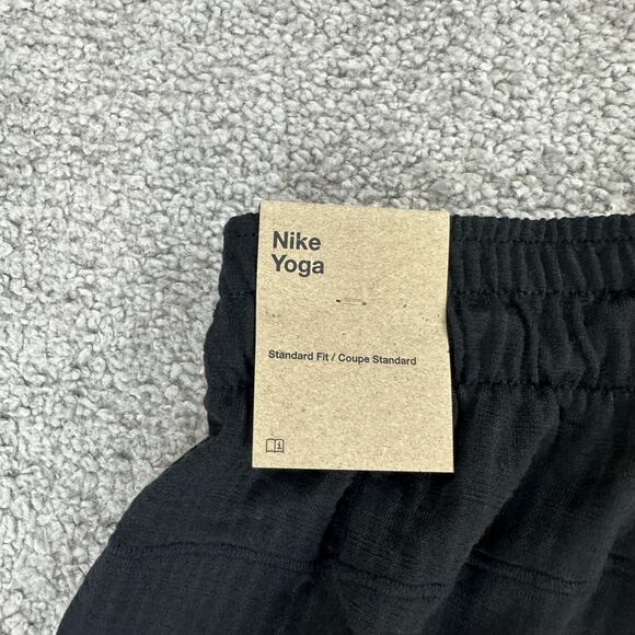 Nike Pants Mens Small Black Yoga Dri-FIT Standard Fit Tapered Joggers FB7782-010 - Picture 9 of 14